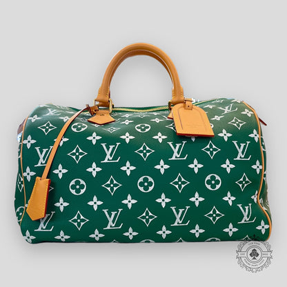 Louis Vuitton P9 Speedy Bandouliere 40 in Green - Payment 1/2