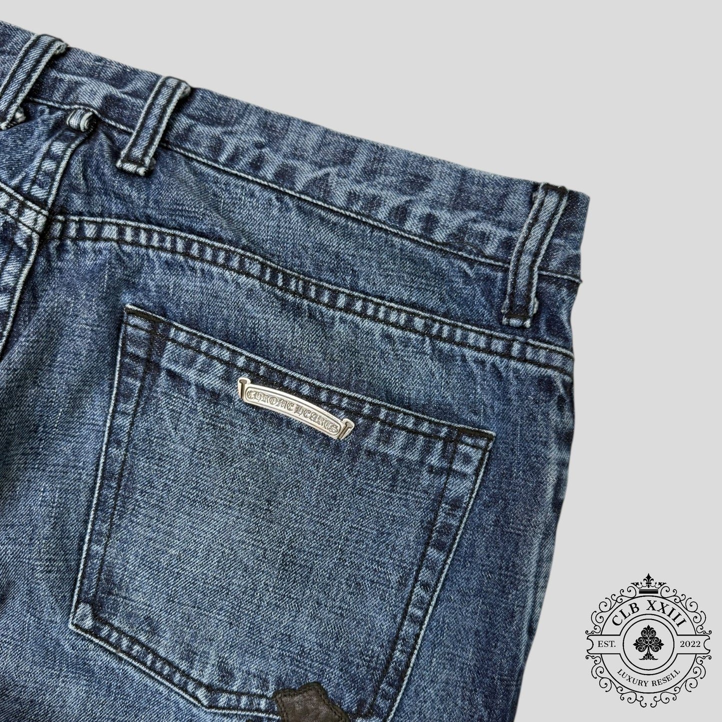 Chrome Hearts Cross Patch Turbo Diesel Jeans