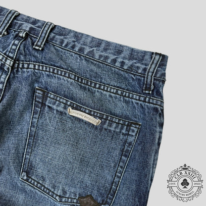 Chrome Hearts Cross Patch Turbo Diesel Jeans