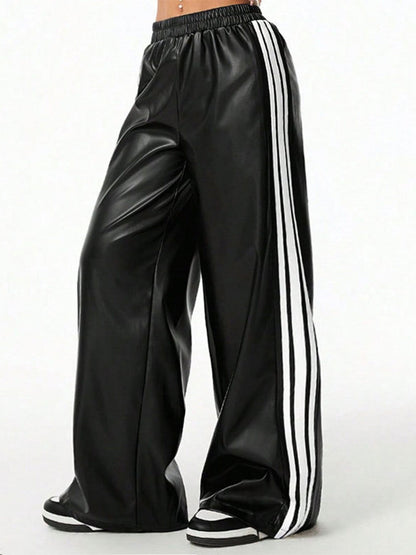 Striped Wide Leg Pants
