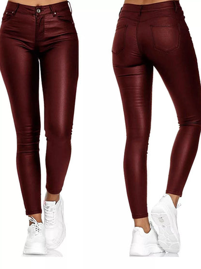 Full Size High-Waisted Skinny Pants Plus Size