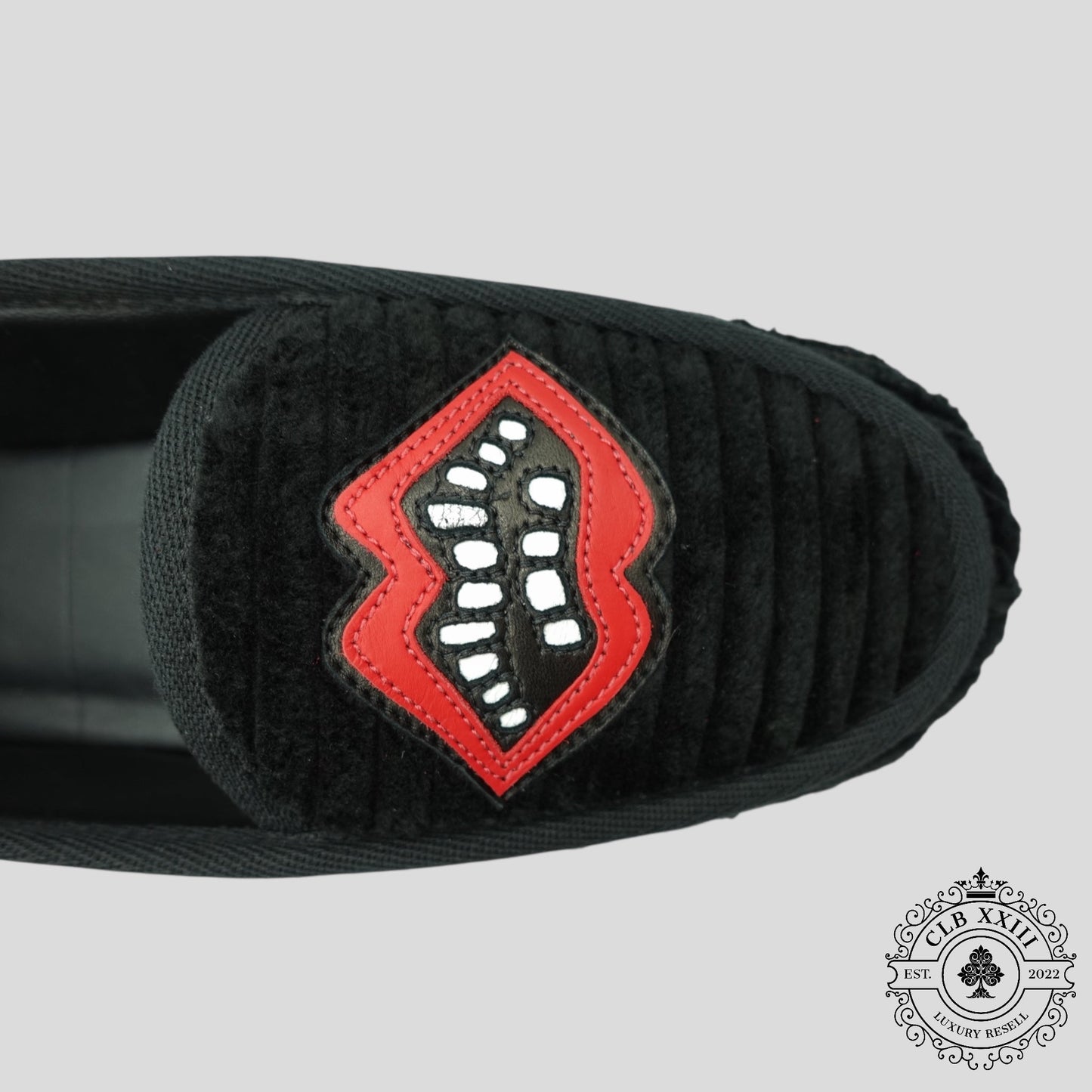 Chrome Hearts Chomper Slippers in Black