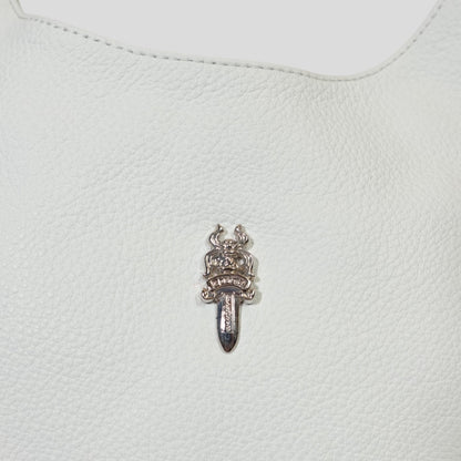 Chrome Hearts Viv Bag in White