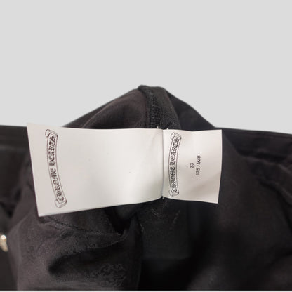 Chrome Hearts Cross Patch Carpenter Shorts in Black
