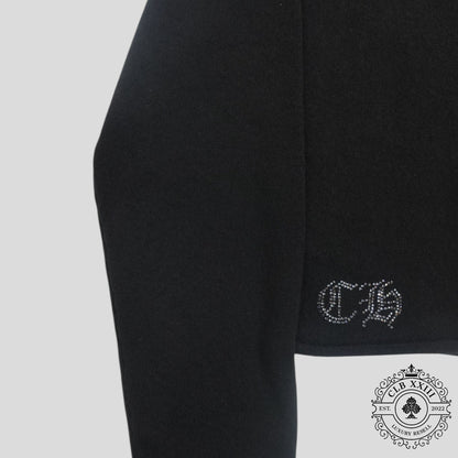 Chrome Hearts Women's Cashmere Crystal Embellished Sweater