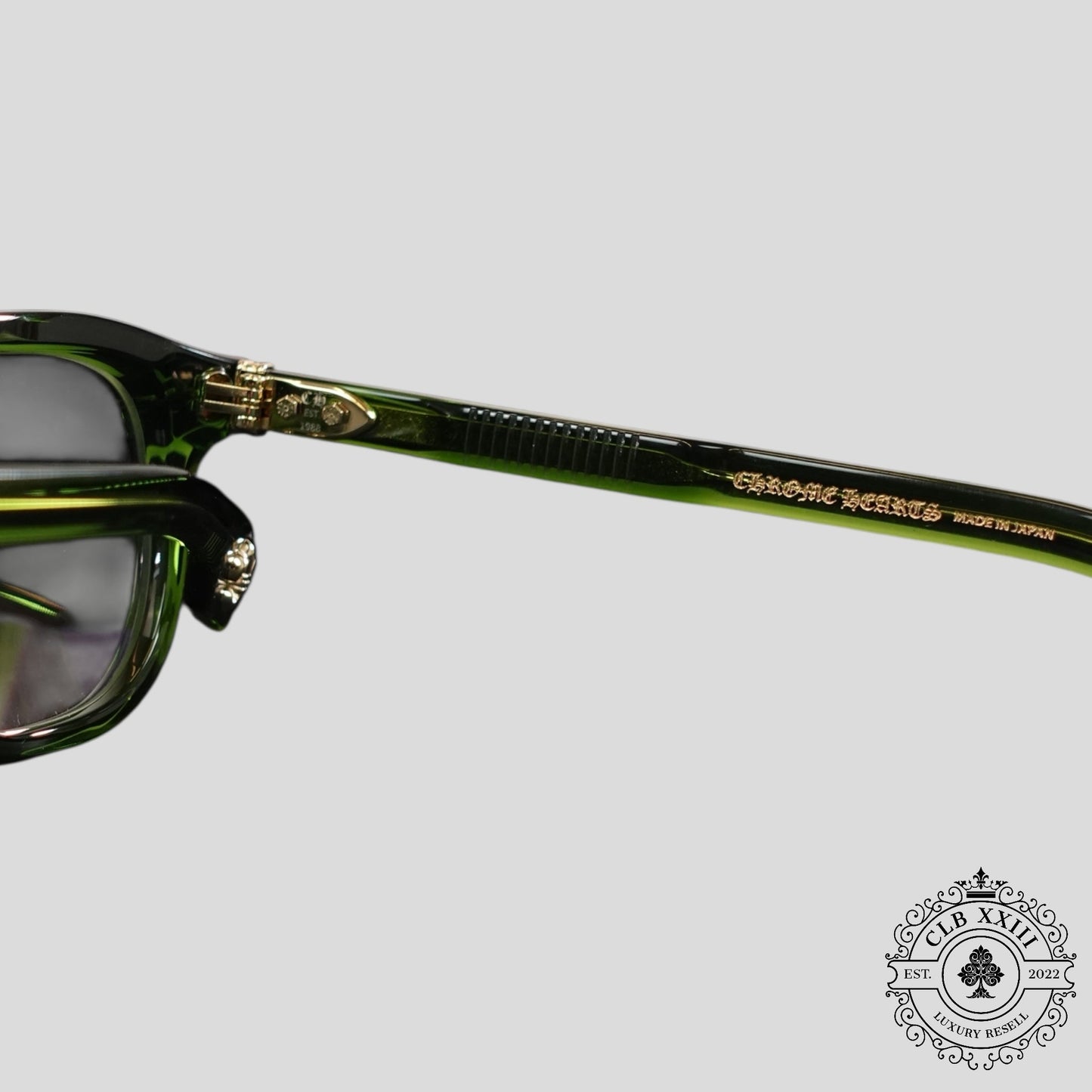 Chrome Hearts Chirp Chirp Glasses in Green