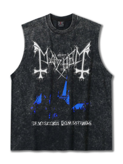 Men's Graphic Vintage Wash Tank Top