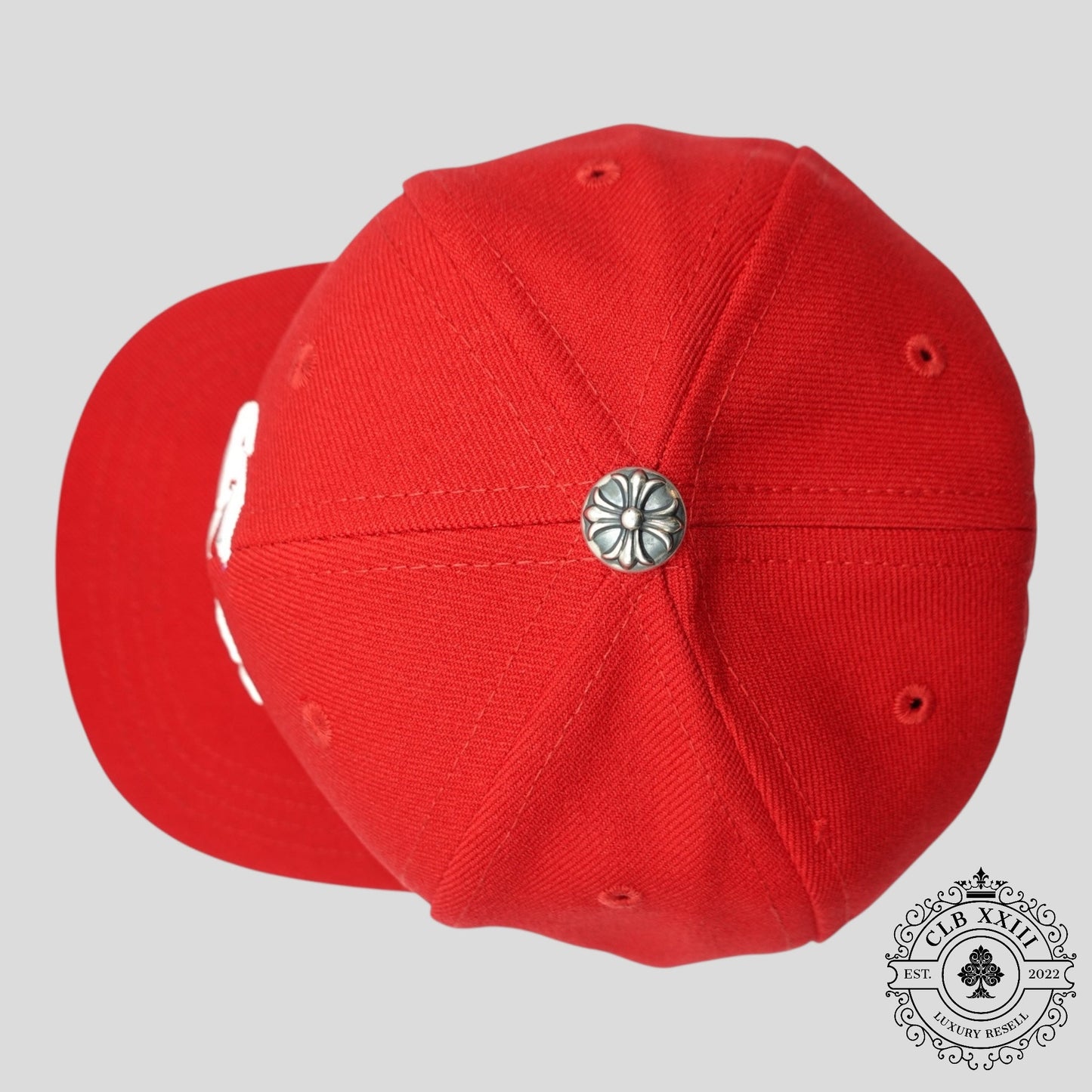 Chrome Hearts CH Embroidered Hat in Red
