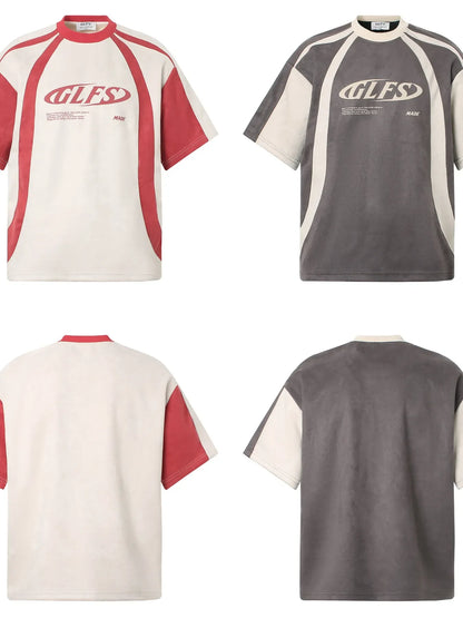 Men's Contrast Raglan Short Sleeve T-Shirt
