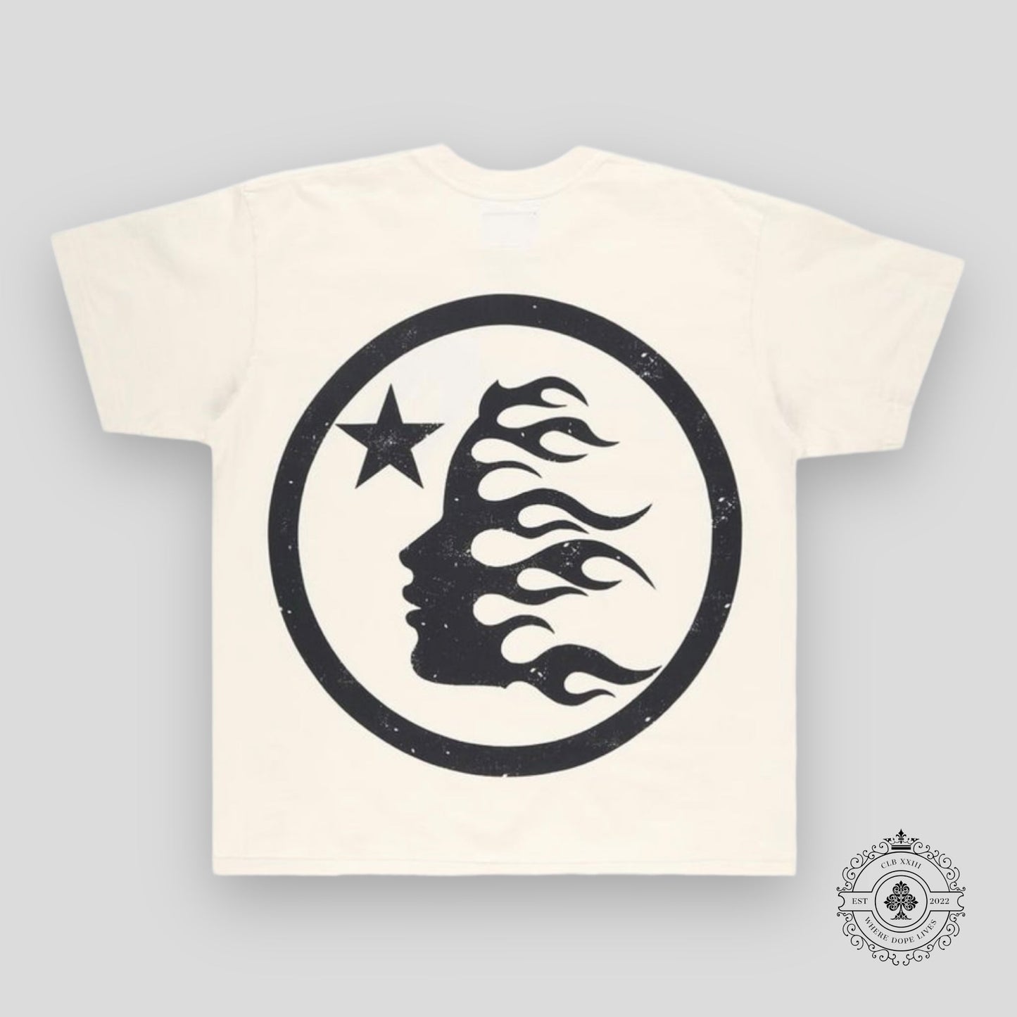 Hellstar Classic Logo Tee in White