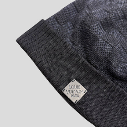 Louis Vuitton Damier Beanie in Navy