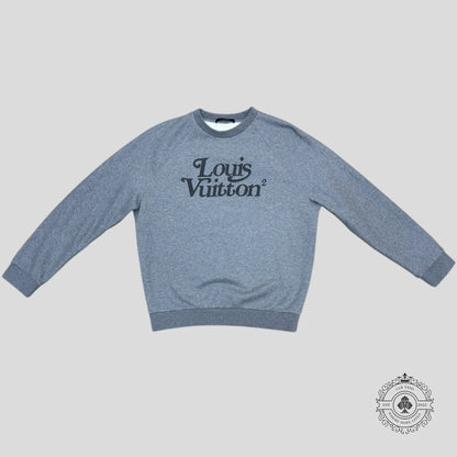 Louis Vuitton Nigo Squared LV Crewneck in Grey