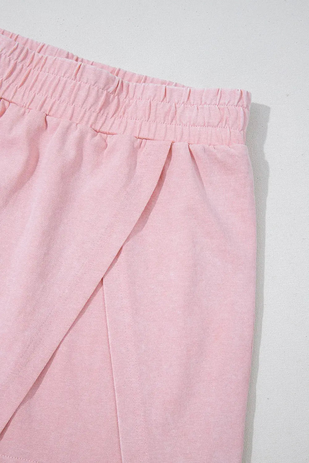 Mineral Wash Cotton Tank Top and Slit Skort Set