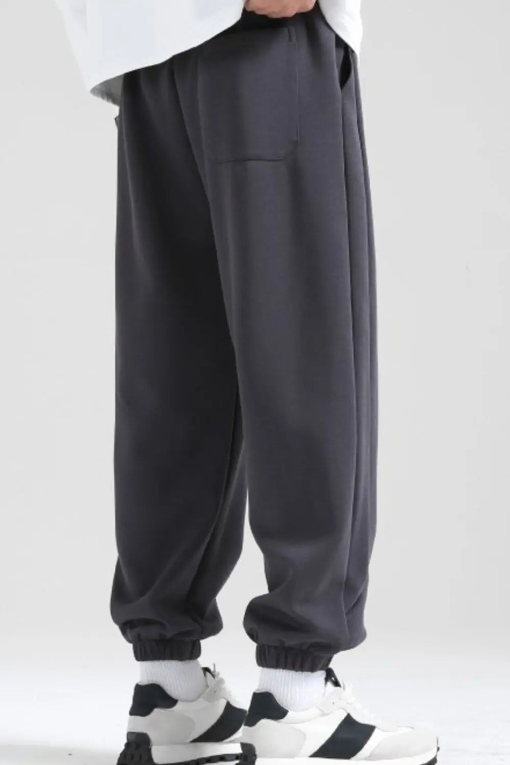 Men's Plus Size Casual Loose Fit Drawstring Sweatpants