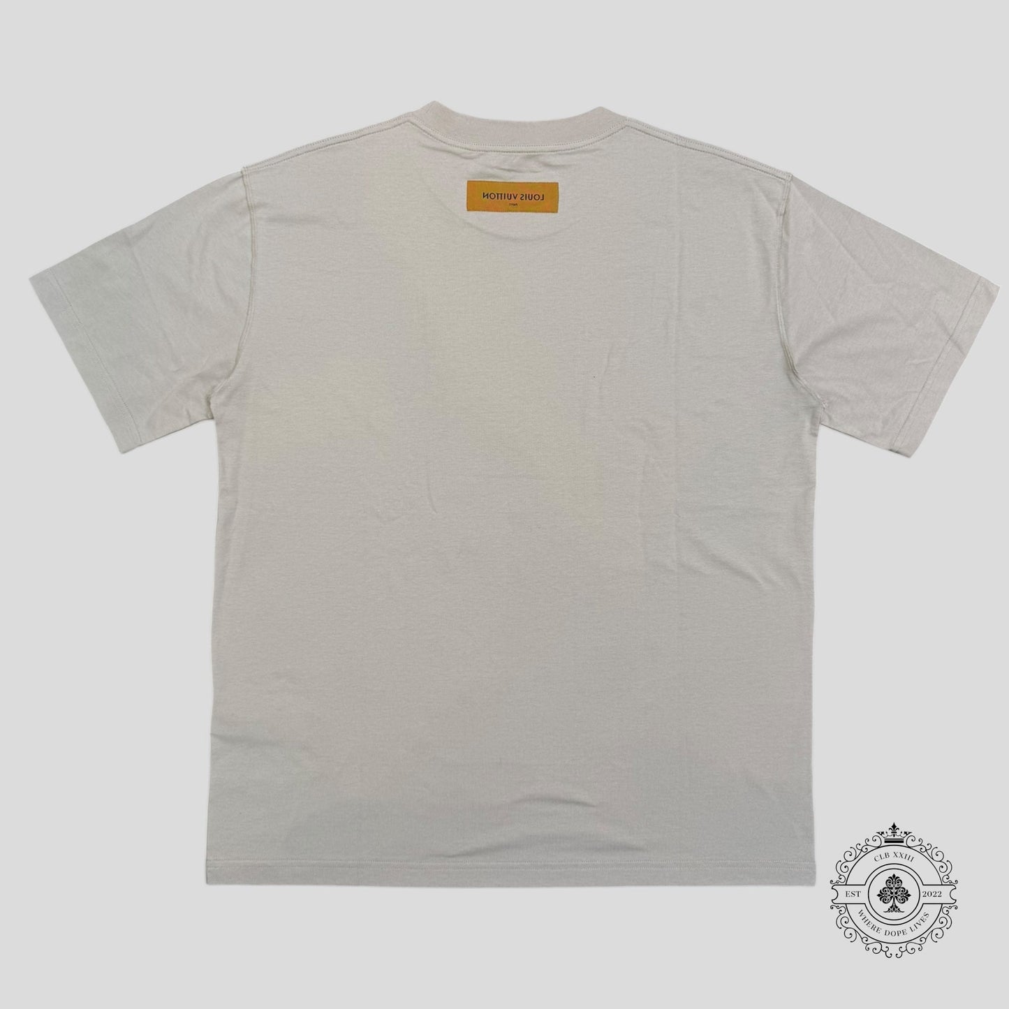 Louis Vuitton Embossed T-Shirt in Ivory