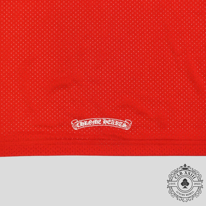 Chrome Hearts Reversible Mesh Team 99 Jersey in Red