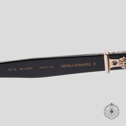 Chrome Hearts Emerald Vagillionaire II Sunglasses