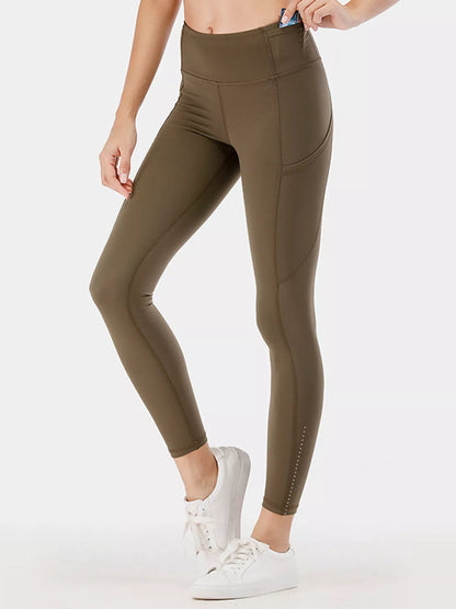 Full Size High-Waisted Active Leggings with Pockets Plus Size