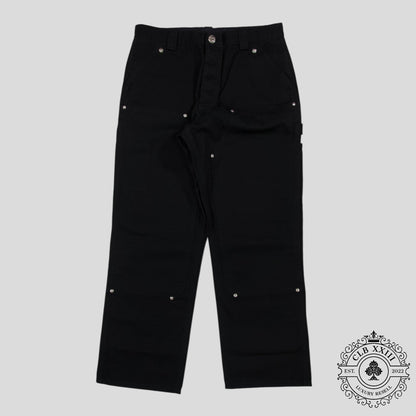 Chrome Hearts Double Knee Carpenter Pants in Black
