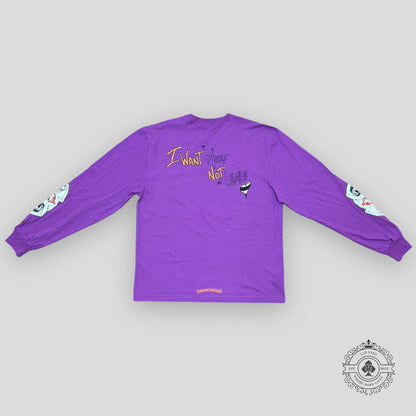 Chrome Hearts Matty Boy An That's That Long Sleeve in Purple