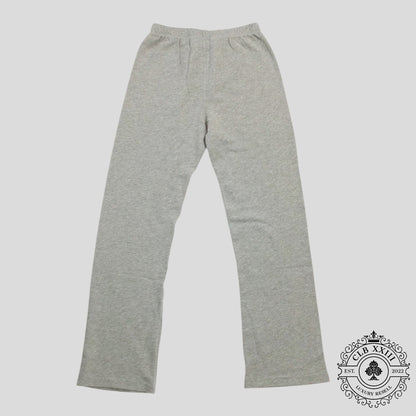 Chrome Hearts Women's Triple Cross CH Flocked Sweatpants in Grey