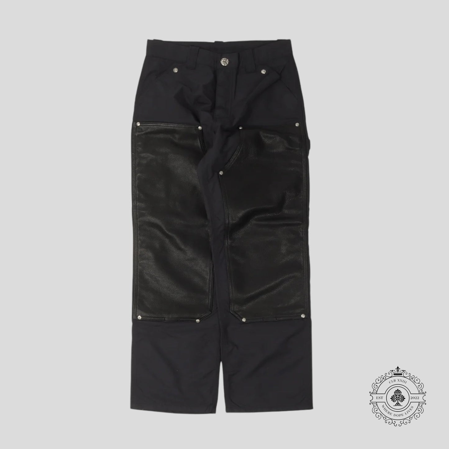 Chrome Hearts Hard Labor Double Knee Carpenter Pants