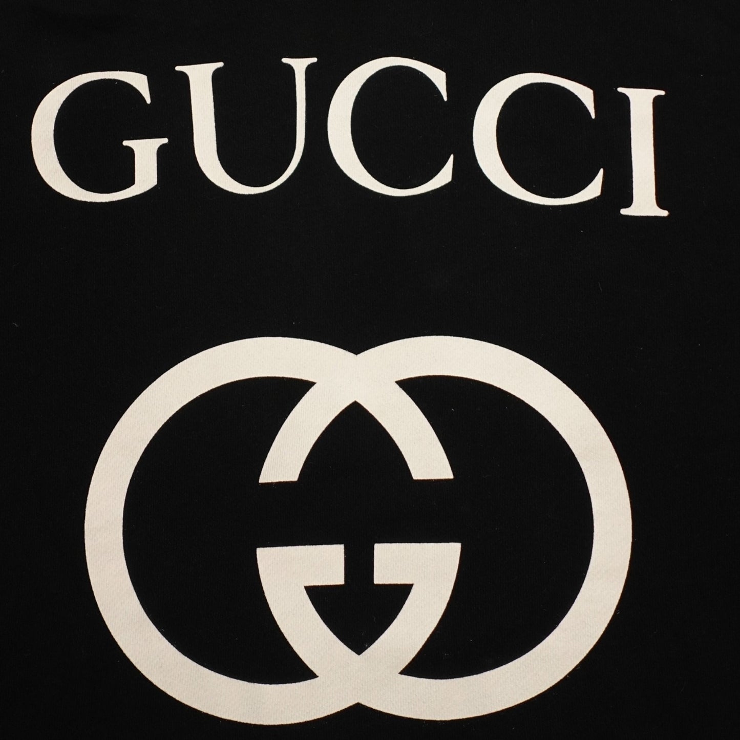 Gucci Interlocking G Oversized Hoodie in Black