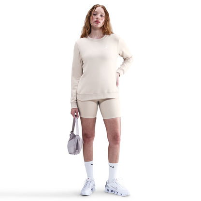 Nike Women's Sportswear Club Fleece Crewneck - Light Orewood Brown