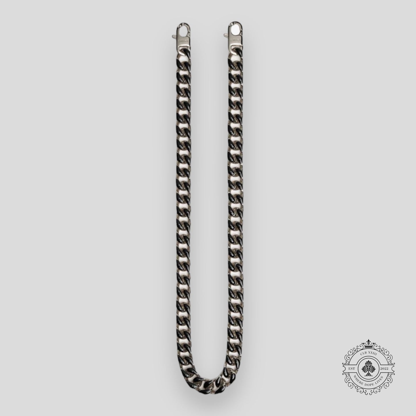 Amiri Wallet Chain in Silver