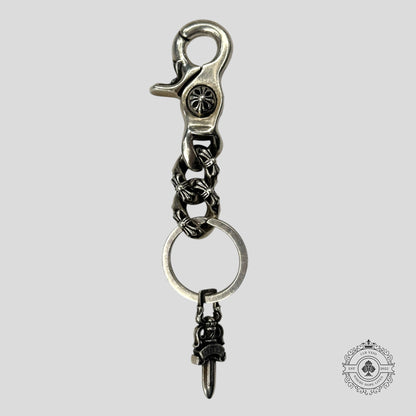 Chrome Hearts Fancy Link Dagger Keychain