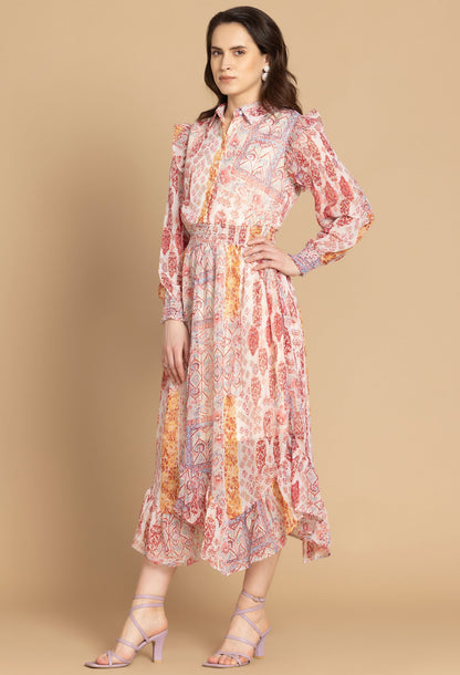 Bohera Renae Patterned Dress