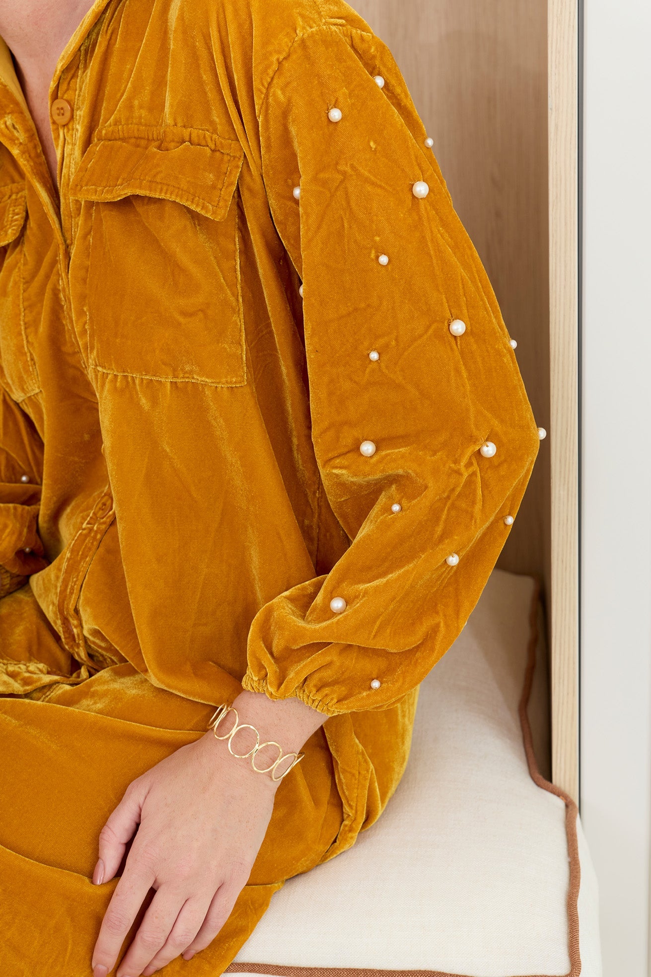 Oakrey Velvet Shirt Dress