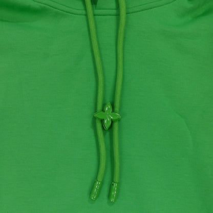 Louis Vuitton Monogram Flower Metal Stopper Hoodie in Green