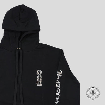 Chrome Hearts 1988 Vertical Logo Hoodie in Black/Silver