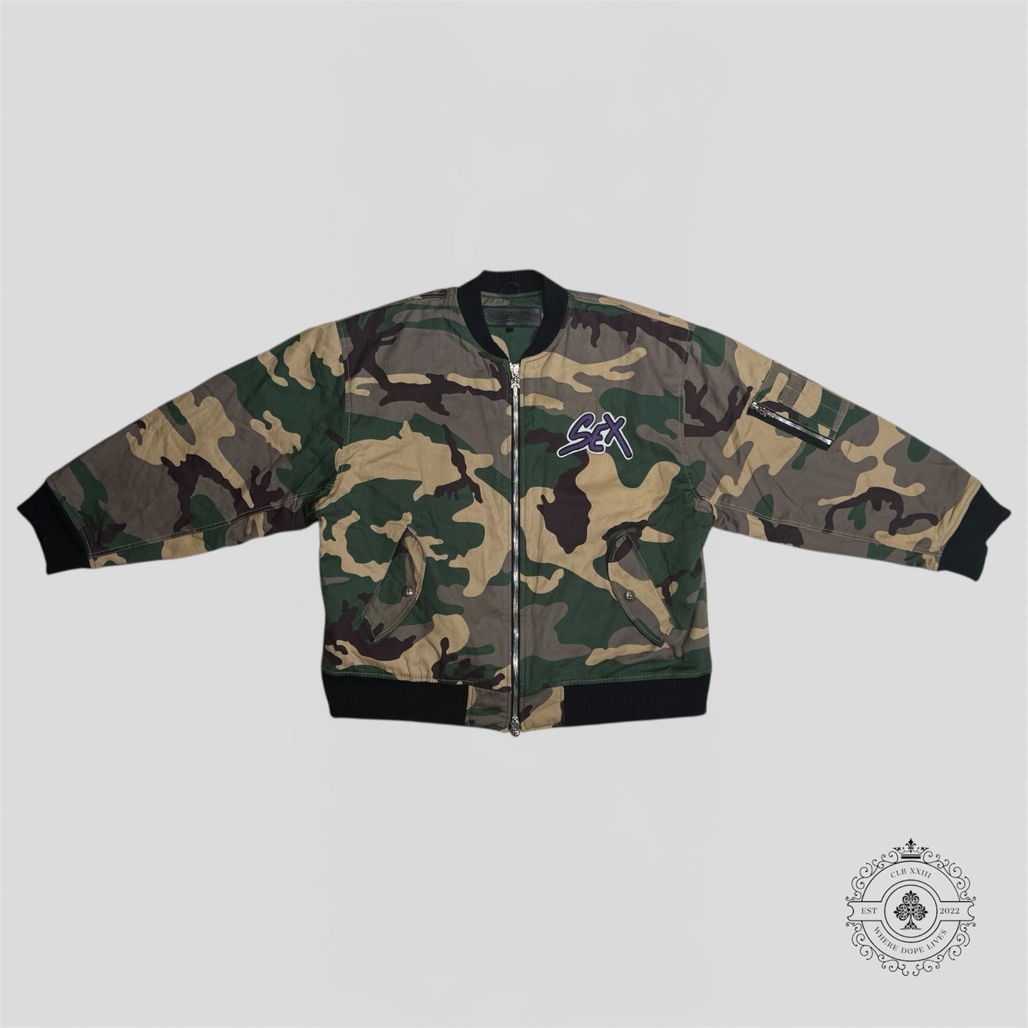 Chrome Hearts Matty Boy Sex Records Bomber Jacket