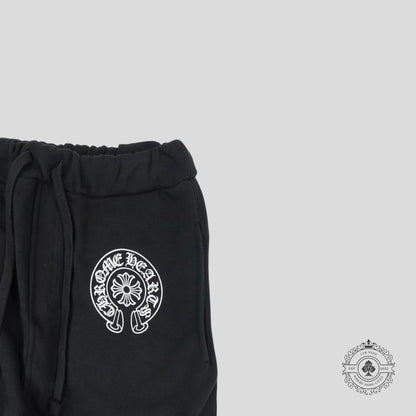 Chrome Hearts Horseshoe Logo Sweatpants in Black