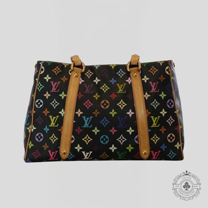 Louis Vuitton x Takashi Murakami Aurelia MM Monogram Purse in Black