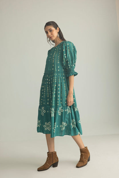 Gypsy Heart Dress in Canyon Teal