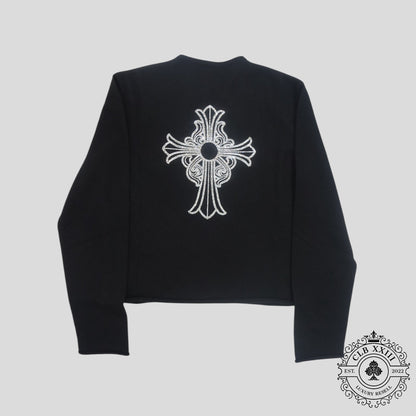 Chrome Hearts Women's Cashmere Crystal Embellished Sweater
