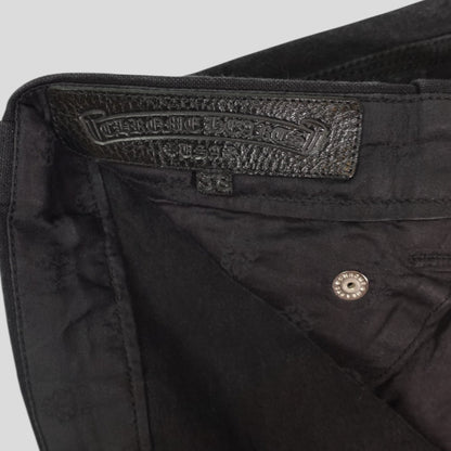 Chrome Hearts 13 Cross Patch Carpenter Shorts in Black