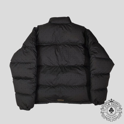 Chrome Hearts Plus Pattern Puffer in Black
