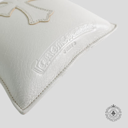 Chrome Hearts Mini Display Pillow in White