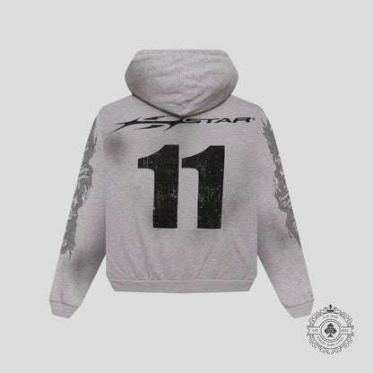 Hellstar Yoga Zip Up in Grey