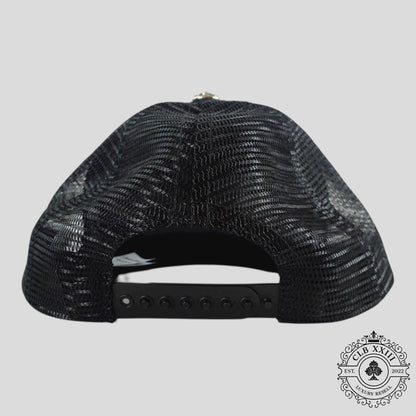 Chrome Hearts Las Vegas CH Patch Trucker Hat in Black