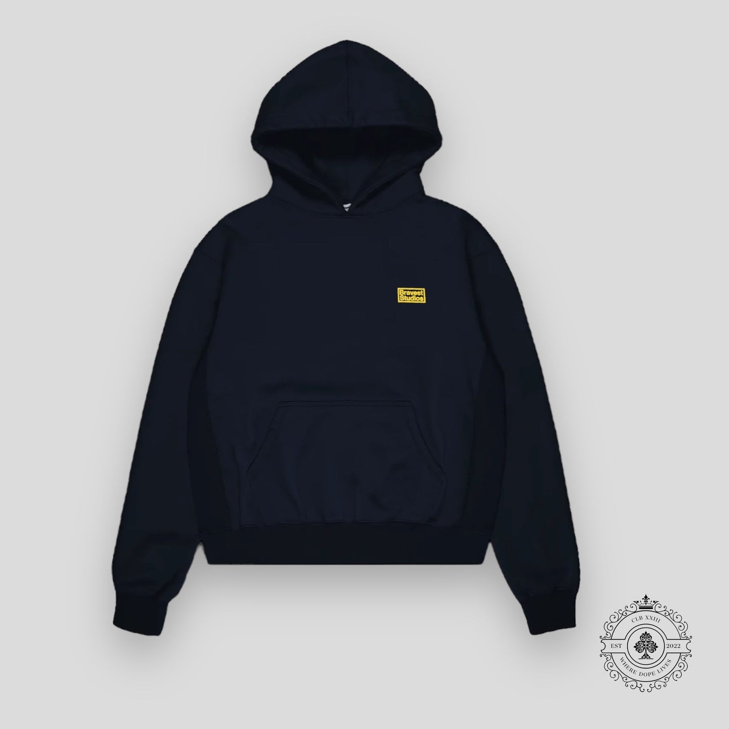 Bravest Studios Classic Hoodie in Navy
