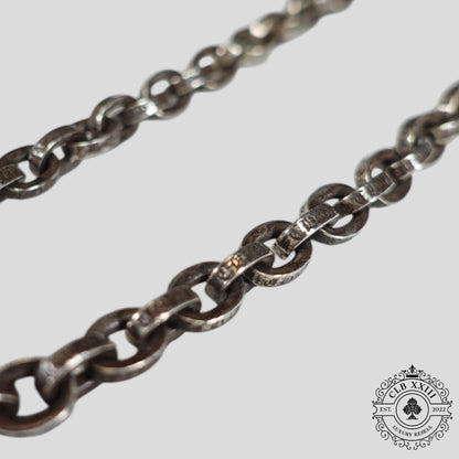 Chrome Hearts Paper Chain 20" Necklace in Silver