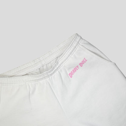 Chrome Hearts Deadly Doll Sweatpants in White