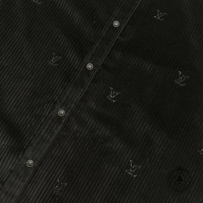 Louis Vuitton Button-Down Long-Sleeved Corduroy Shirt