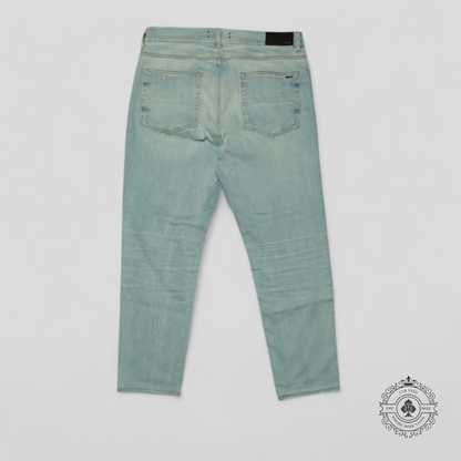 Amiri Distressed Jeans in Light Wash
