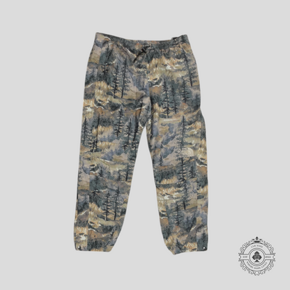Gucci X The North Face Forest Print Nylon Casual Pants